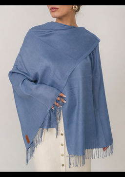 Палантин облегченный Pashmina Lanotti/св.бежевый  фото 3
