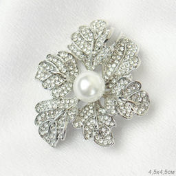 Брошь Цветок / 5179S /уп 12/
