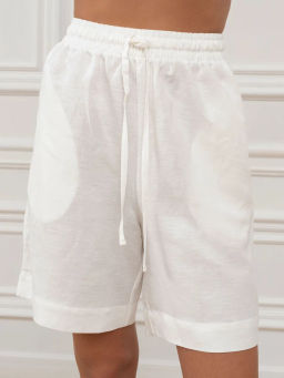 Шорты женские Лён-2 Светло-голубой - Modamica фото 10