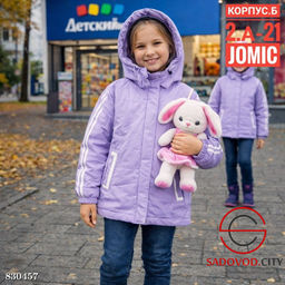 Детская куртка с капюшоном