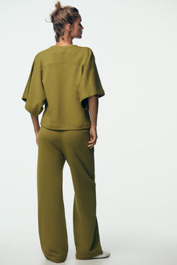 RUSTIC SHORT SLEEVE SWEATSHIRT - Zara фото 20