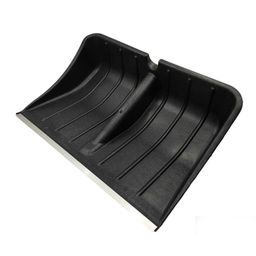 Лопата снеговая "Медведь" п/эт. черная,с ал.накл.,с ал.чер.,ручкой "Элита",доп.ручк на чер.500х380мм