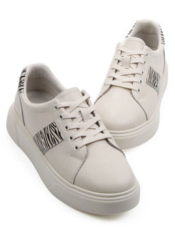 03-YC523-2 LT. BEIGE Полуботинки спортивные женские (натуральная кожа)