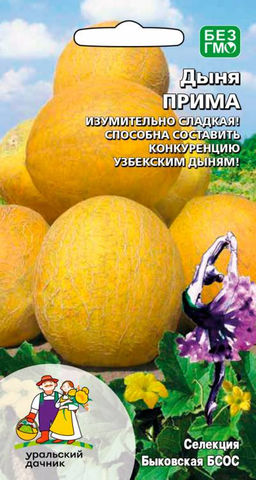 Дыня ПРИМА  Изумительно сладкая! Способна составить конкуренцию Узбекским дыням!