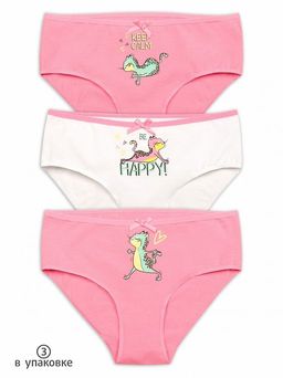 GULC3275/1(3шт. в упаковке) трусы для девочек
