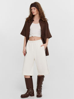 Шорты женские кремовые