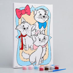 Картина по номерам, 20 х 30 см Друзья, Кошечка Мари - Disney фото 2