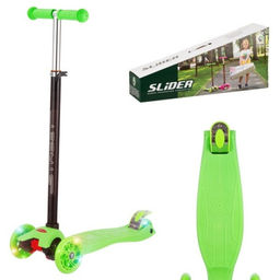 Самокат четырехколесный колеса PU со светом