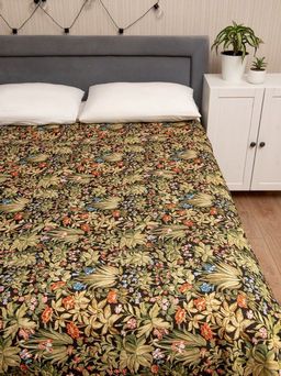 Ирис голубой Моррис 3410 - гобеленовое покрывало