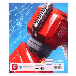 Цена за 10 шт. Тетрадь 12 листов, 5 видов МИКС, линейка, Трансформеры - Hasbro фото 6