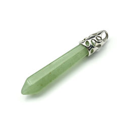 Кристалл-маятник из авантюрина зеленого 10*58мм