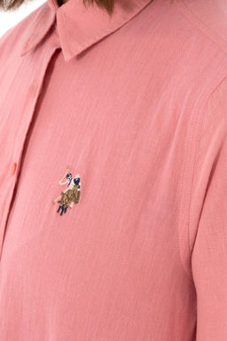 Kad_n Pembe Uzun Kollu Basic G_mlek Sepette S_rpriz _ndirim - U.s. polo assn фото 7