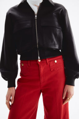 Wide High Waist Ankle Jeans - H&m фото 10