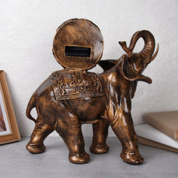 Часы статуэтка Слон 35x43 см / 8273А /уп.8/ - ГалеонТрейд фото 5