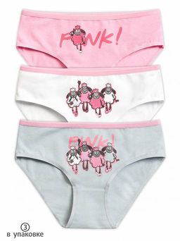 GULB3226/1(3шт. в упаковке) трусы для девочек