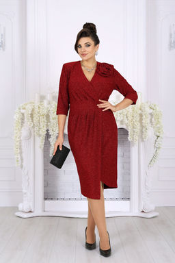 Платье Ninele 7499 красный  фото 4