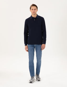 Lacivert Regular Fit Sweatshirt