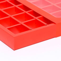 Коробка для конфет 25 шт, 22 х 22 х 3,5 см, алая - UPAK LAND фото 4