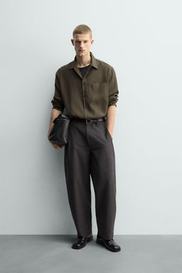 FLUID SHIRT WITH POCKET