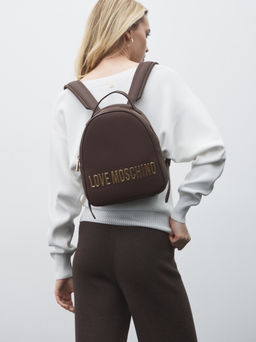 Женский рюкзак LOVE MOSCHINO BOLD LOVE Артикул 4560984, темно-коричневый - Mm6 maison margiela фото 5
