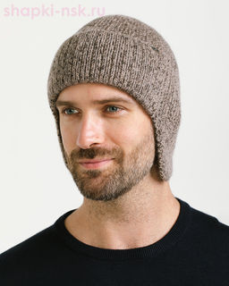 236 T Ушанка мужская флис (56-58)