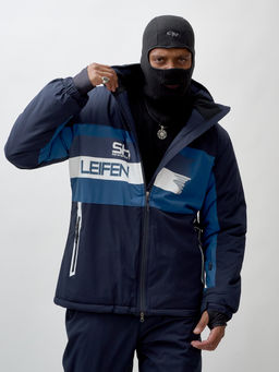 Горнолыжный костюм мужской зимний темно-синего цвета 370TS - Leifensh фото 15