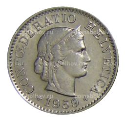5 раппенов 1959 года B Швейцария