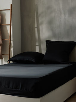 Простыня евро SL Home Tencel, 235260 см, чёрная, тенсель - Sima-land home фото 6