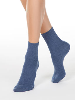 Цена за 2 пары. Носки Короткие CONTE Хлопковые носки CLASSIC джинс