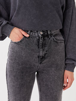 Mom Fit Kad?n Jean Pantolon