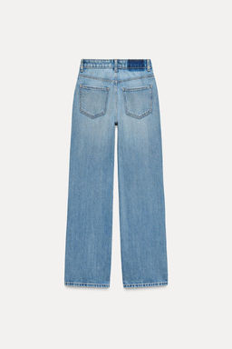Z1975 REGULAR FIT HIGH-WAIST LONG LENGTH JEANS - Zara фото 3