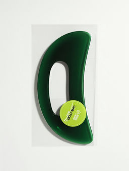 Массажёр для тела «Гуаша», универсальный, 15×7 см, зелёный