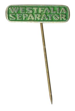 Значок рекламный Westfalia Separator (Германия)