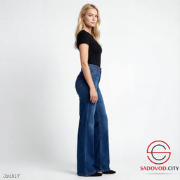 Джинсы с начёсом женские