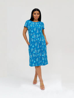 Платье женское, цвет бирюзовый