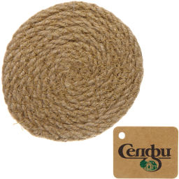 Цена за 4 шт. Салфетка на стол "Nature" 10см джутовая