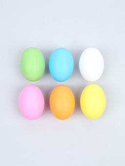 Заготовки для творчества Пасхальные яйца под роспись, набор 6 шт., МИКС