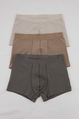 Kahverengi-Bej-Antrasit 3l_ Paket Pamuklu Esnek Boxer TMNSS26BX00006