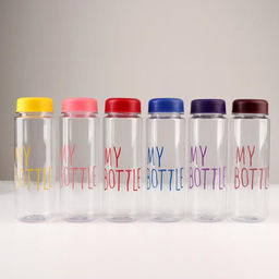 Бутылка для воды "My bottle", 500 мл, 19.5 х 6 см, микс