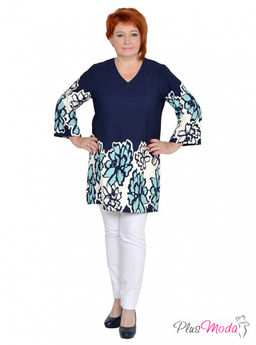 Туника Модель №1183 размеры 44-84 - Plusmoda фото 8