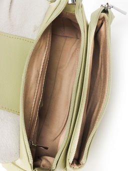 LACCOMA сумка АУ4497-зеленый натуральная кожа хлопок