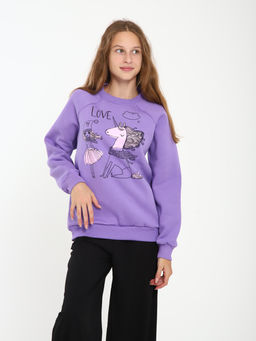 Толстовка "Дружба" лиловый