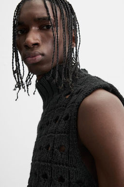 TEXTURED KNIT WAISTCOAT - LIMITED EDITION - Zara фото 6