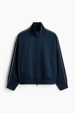 Chaqueta de ch?ndal efecto neopreno Relaxed Fit