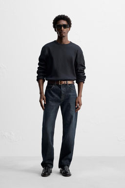 T-SHIRT IN CHECK TEXTURE