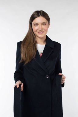 Пальто женское демисезонное (пояс) - El podio фото 9