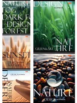 Цена за 2 шт. Тетрадь 48л. Remix ЭКОНОМ "Природная красота" клетка (48-3907) типогр. бумага