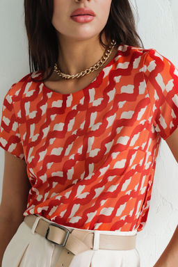 Блуза с коротким рукавом - Martichelli фото 11