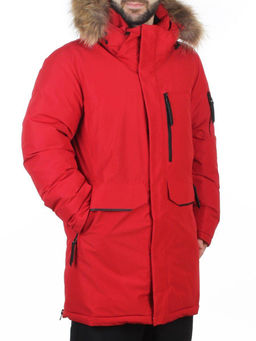 6655 RED Куртка мужская зимняя "Аляска" (200 гр. холлофайбер)