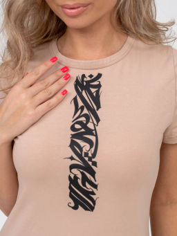 Туника женская, цвет бежевый